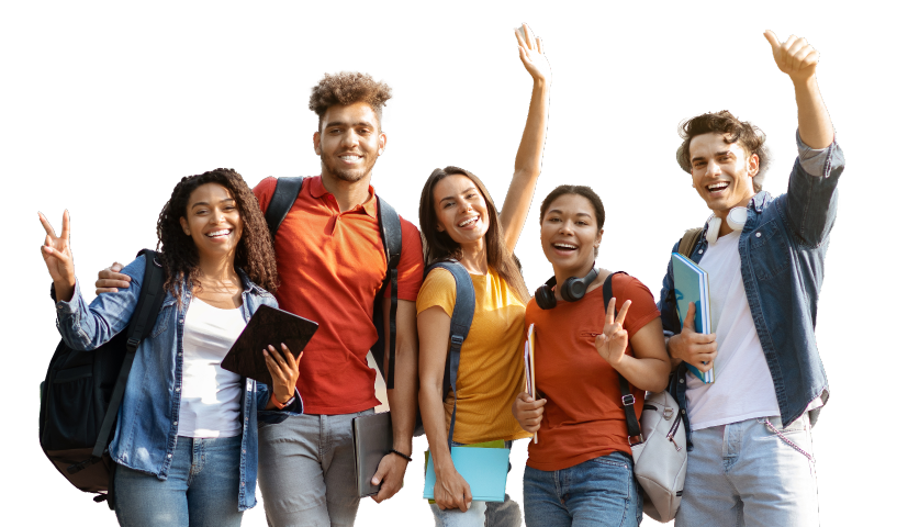 Estudiantes listos para el siguiente paso