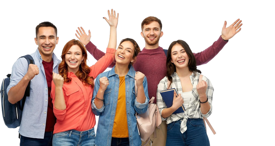 Estudiantes listos para el siguiente paso